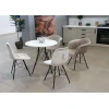 Кухонный стол Sheffilton SHT-T2 черный муар/белый 5500103801 Кухонный стол Sheffilton SHT-T2 черный муар/белый 5500103801