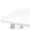 Кухонный стол Sheffilton SHT-T40/130-160 белый глянцевый/белый 5557229201 Кухонный стол Sheffilton SHT-T40/130-160 белый глянцевый/белый 5557229201