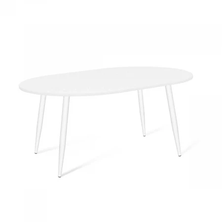 Кухонный стол Sheffilton SHT-TU14/120-80 МДФ белый муар/белая шагрень 3232836002