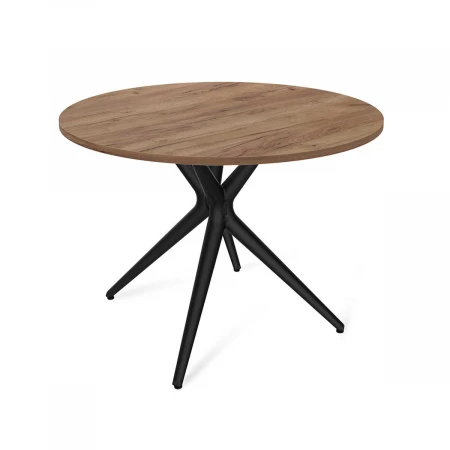 Кухонный стол Sheffilton SHT-TU30/90 ЛДСП черный/дуб галифакс табак 9936304101