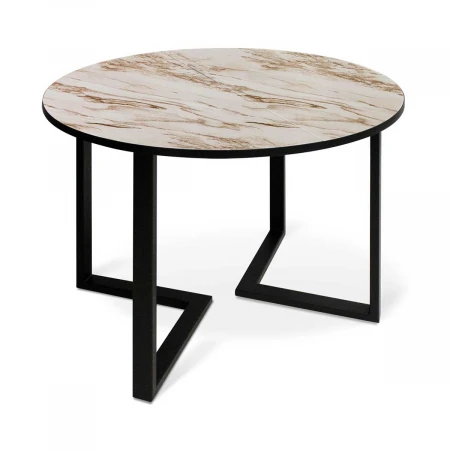 Кухонный стол Sheffilton SHT-T41/100-140 браун cтоун/черный 4153492502