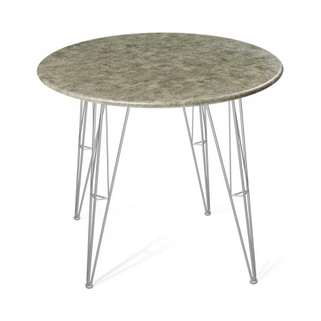 Кухонный стол Sheffilton SHT-TU10/МДФ 80 лофт медь/хром лак 8337884801