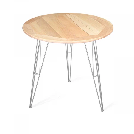 Кухонный стол Sheffilton SHT-TU10/ТT4 70 БУК на металлическом подКухонный столье хром лак/прозрачный 4065794601