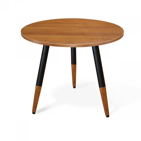 Кухонный стол Sheffilton SHT-TU12/80 ЛДСП черный/темный орех/орех 1341791501