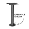 Кухонный стол Sheffilton SHT-TU13/TT 60 ЛДСП черный муар/орех тьеполо 2348982301