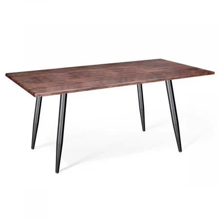 Кухонный стол Sheffilton SHT-TU14/120/80 МДФ черный муар/палисандр 1396635301