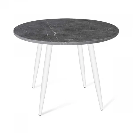 Кухонный стол Sheffilton SHT-TU14/90 МДФ белый муар/мрамор премиум 3382489903