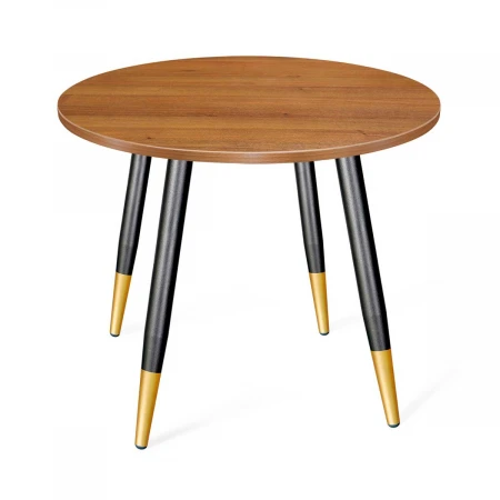 Кухонный стол Sheffilton SHT-TU14/ЛДСП 80 орех/чёрный муар/золото 7971766401