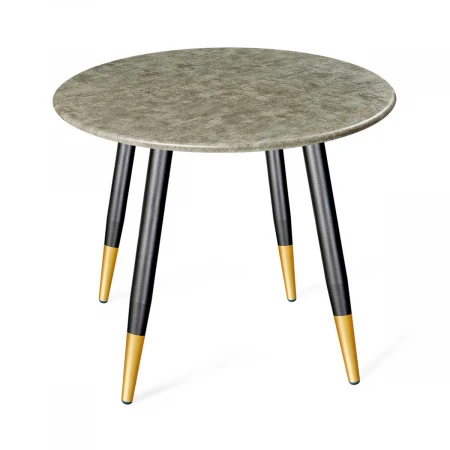 Кухонный стол Sheffilton SHT-TU14/МДФ 80 лофт медь/чёрный муар/золото 6328796103