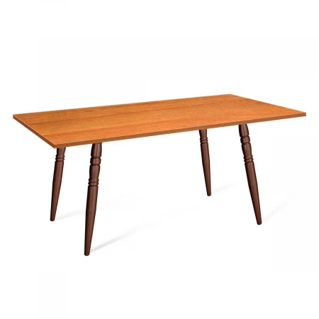 Кухонный стол Sheffilton SHT-TU15/120/80 ЛДСП медный металлик/орех 2083104702