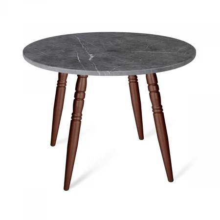 Кухонный стол Sheffilton SHT-TU15/90 МДФ медный металлик/мрамор премиум 5983835301