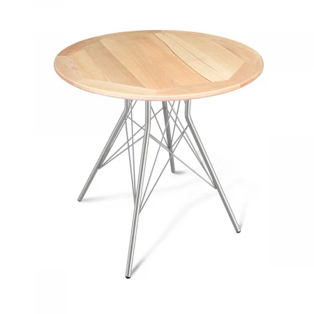 Кухонный стол Sheffilton SHT-TU2-1/ТT4 70 БУК прозрачный лак хром лак/прозрачный лак 2810448201