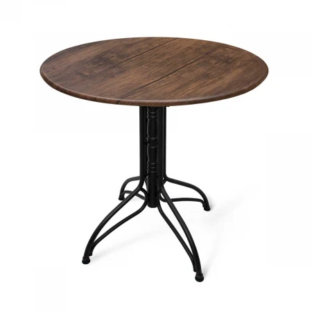 Кухонный стол Sheffilton SHT-TU25/80 МДФ черный муар/палисандр 0369752901