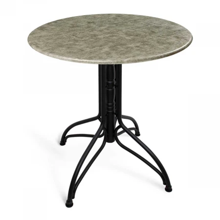 Кухонный стол Sheffilton SHT-TU25/МДФ 80 лофт медь/чёрный муар 0369752902