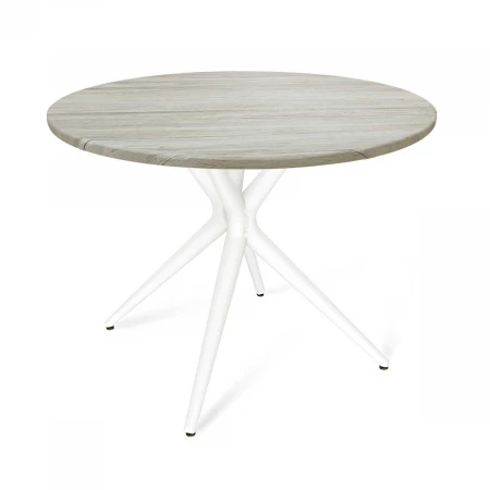 Кухонный стол Sheffilton SHT-TU30/90 МДФ белый/дуб верона белый 1856318003