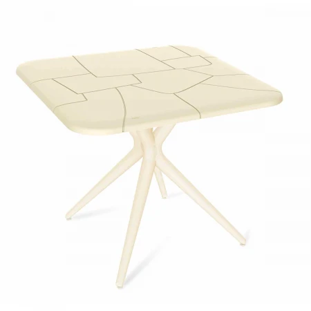 Кухонный стол Sheffilton SHT-TU30/TT30 83/83 бежевый/бежевый 8932423202