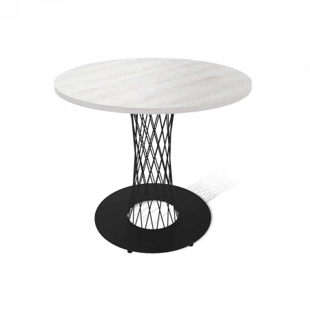 Кухонный стол Sheffilton SHT-TU3-1/80 ЛДСП черный муар/сосна касцина 8243353601