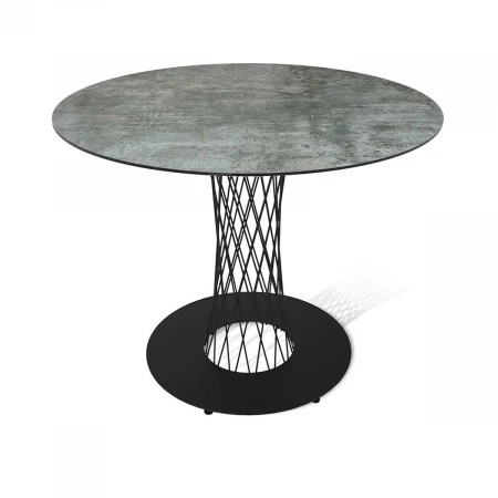 Кухонный стол Sheffilton SHT-TU3-1/ТT27-1 90 пластик HPL черный муар/бостон темный 2751718901