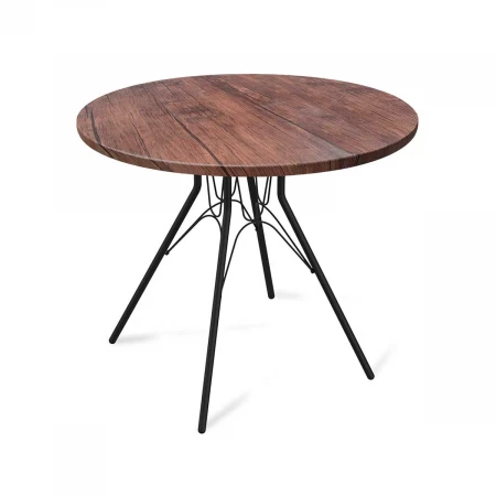 Кухонный стол Sheffilton SHT-TU34-P/80 МДФ черный муар/палисандр 3453803803