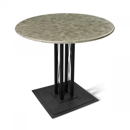 Кухонный стол Sheffilton SHT-TU6-BS1/МДФ 80 лофт медь/чёрный муар 1501202002