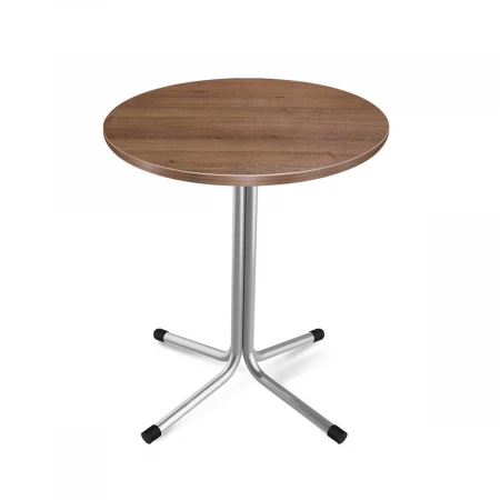 Кухонный стол Sheffilton SHT-TU7-1/70 МДФ хром лак/черный/орех светлый 6227300111