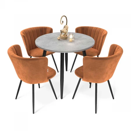 Обеденная группа Sheffilton SHT-DS239 бет.чикаг.свет.-сер./песчан.буря/чер.муа 7892438201