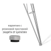 Обеденная группа Sheffilton SHT-DS115 серое облако/хром лак/дуб сонома светлый 6624835301