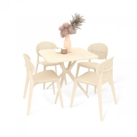 Обеденная группа Sheffilton SHT-DS193 бежевый 9782418601