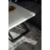 Стол-трансформер Levmar Compact D78/S53 (белый/черные опоры) 7125110719 Стол-трансформер Levmar Compact D78/S53 (белый/черные опоры) 7125110719