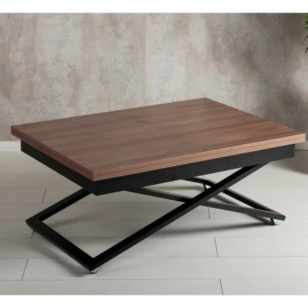 Стол-трансформер Levmar Accord D69/S53 (дуб шамони темный/черные опоры) 1203532501