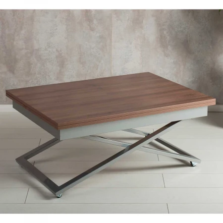 Стол-трансформер Levmar Accord D69/S59 (дуб шамони темный/серебро) 4752855001