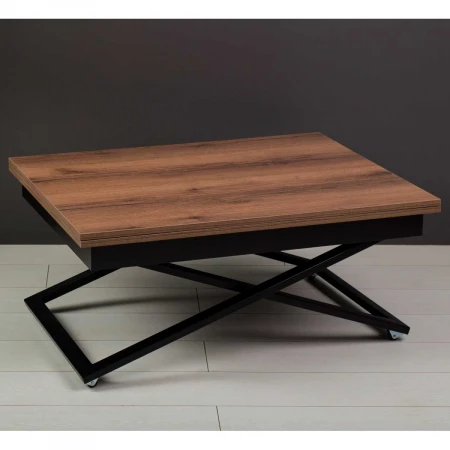 Стол-трансформер Levmar Accord D93/S53 дуб делано/черные опоры 1777671801