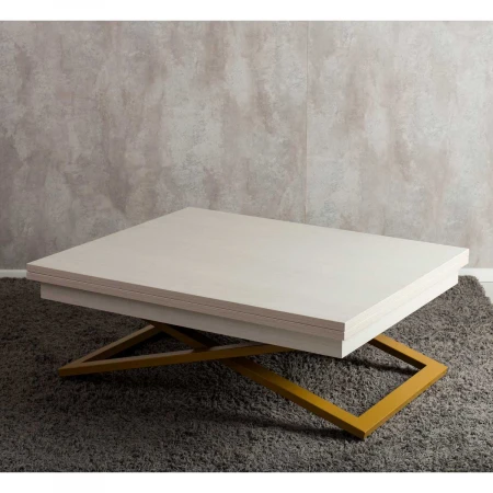 Стол-трансформер Levmar Cross D36/S90 Дуб Анкор светлый/золото 3119663301