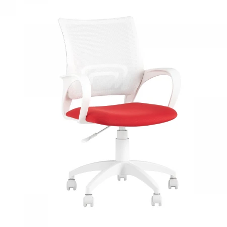 Офисное кресло Topchairs ST-Basic-W красная ткань 26-22 ST-BASIC-W/26-22