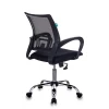 Офисное кресло Бюрократ CH-695N/SL/BLACK спинка сетка черный TW-01 сиденье черный TW-11 крестовина хром Офисное кресло Бюрократ CH-695N/SL/BLACK спинка сетка черный TW-01 сиденье черный TW-11 крестовина хром