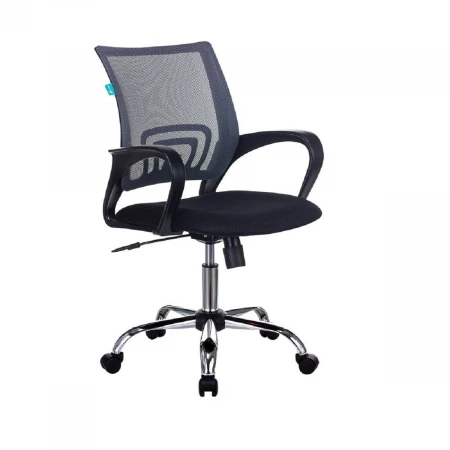 Офисное кресло Бюрократ CH-695SL темно-серый TW-04 сиденье черный TW-11 крестовина хром