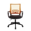Офисное кресло Topchairs ST-Basic оранжевый TW-38-3 сиденье черный TW-11 сетка/ткань ST-BASIC/OR/TW-11