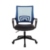 Офисное кресло Topchairs ST-Basic синий TW-05 сиденье черный TW-11 сетка/ткань ST-BASIC/BL/TW-11