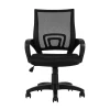 Офисное кресло TopChairs Simple черное D-515 black Офисное кресло TopChairs Simple черное D-515 black