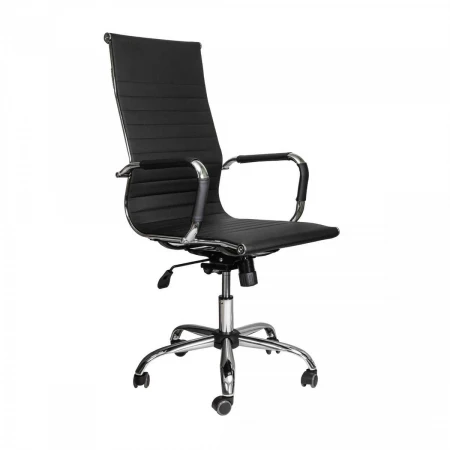 Офисное кресло AksHome Elegance чёрный, экокожа 65434