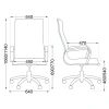 Офисное кресло AksHome Elegance чёрный, экокожа 65434 Офисное кресло AksHome Elegance чёрный, экокожа 65434