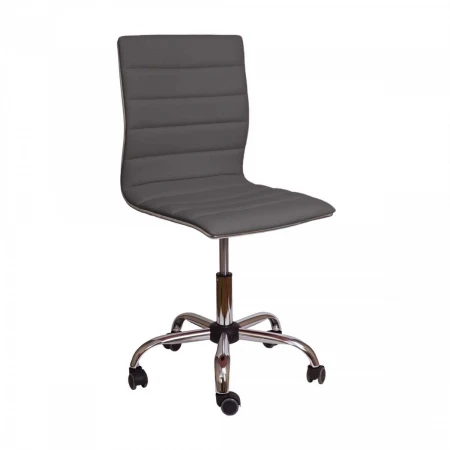 Офисное кресло AksHome Grace серый, экокожа 54905