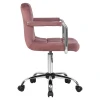 Офисное кресло для персонала DOBRIN TERRY (пудрово-розовый велюр (MJ9-32)) 9400-LM TERRY Офисное кресло для персонала DOBRIN TERRY (пудрово-розовый велюр (MJ9-32)) 9400-LM TERRY