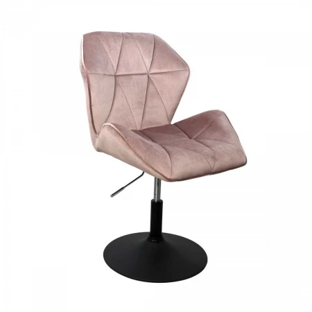Поворотное кресло AksHome Oslo пыльная роза, велюр 75650