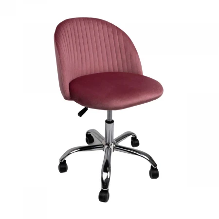 Поворотное кресло AksHome Sirena коралловый, велюр 85663