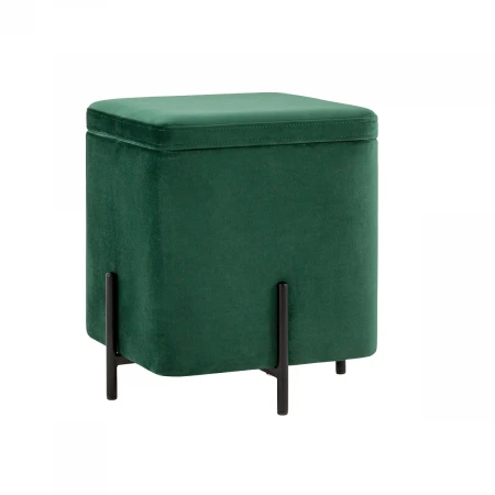 Пуф Stool Group Грейс велюр квадрат зелёный vd-grays-kv-b19
