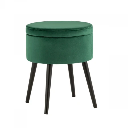 Пуф Stool Group Клайс велюр зелёный vd-clays-b19