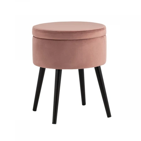 Пуф Stool Group Клайс велюр пыльно-розовый vd-clays-b15