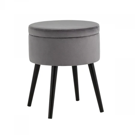 Пуф Stool Group Клайс велюр серый vd-clays-b27