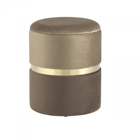 Пуф Stool Group Кэрри с ящиком велюр коричневый 19A060VA-8167-7/12